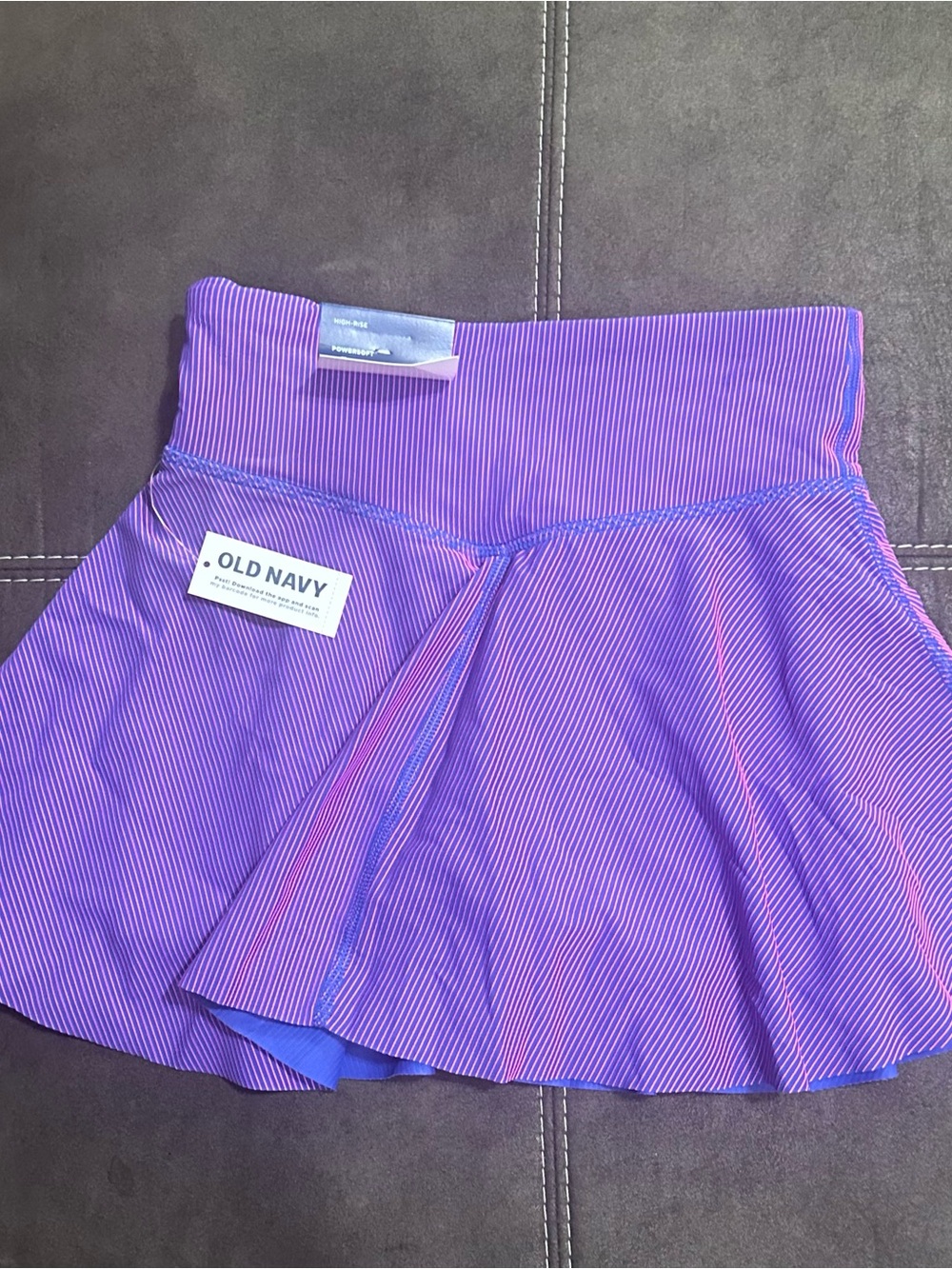 Old Navy blue with Pink Pinstripe Girls' Skort